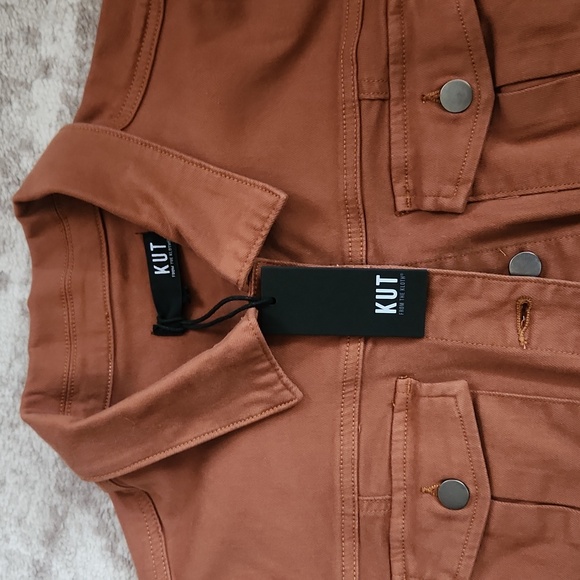 KUT From The Kloth Kara Jacket Frayed Hem - Picture 3 of 12